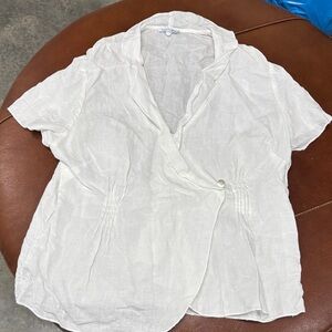 Banana Blue Linen top